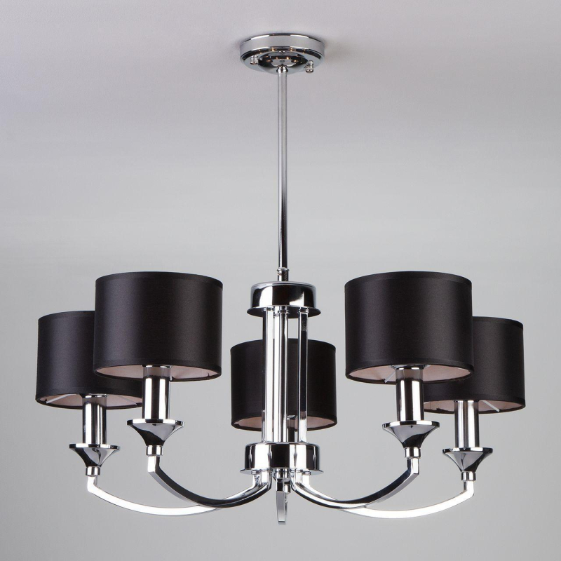 Подвесная люстра Eurosvet Diana 60067/5 хром