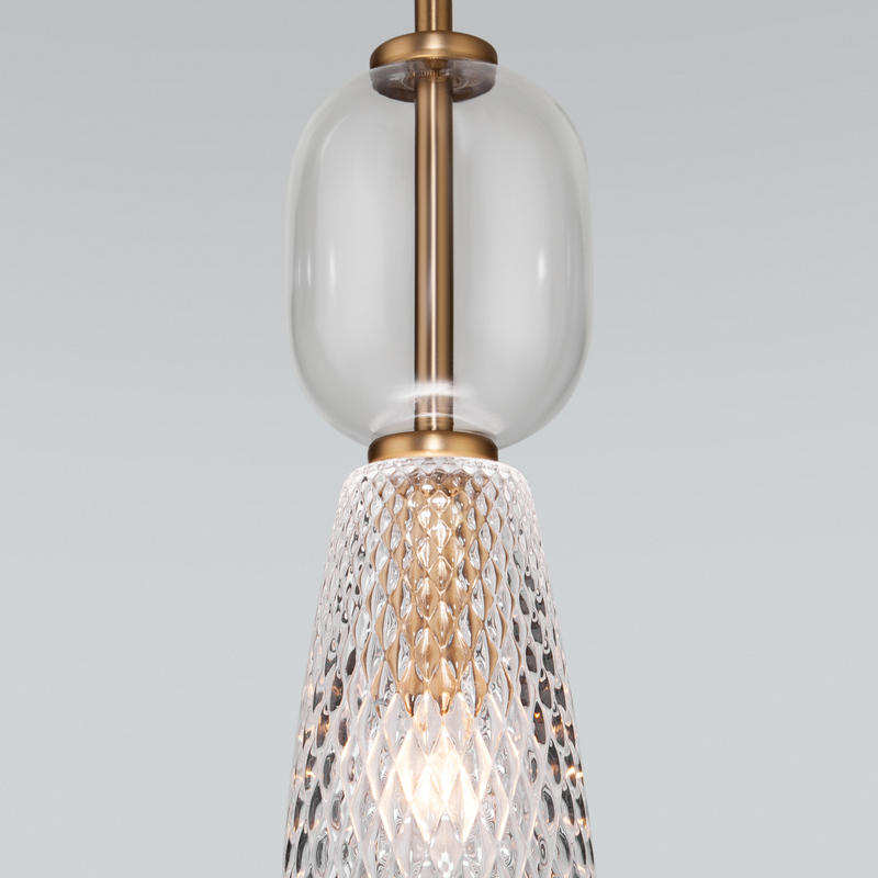 Подвесной светильник Eurosvet Glossy 50211/1 прозрачный