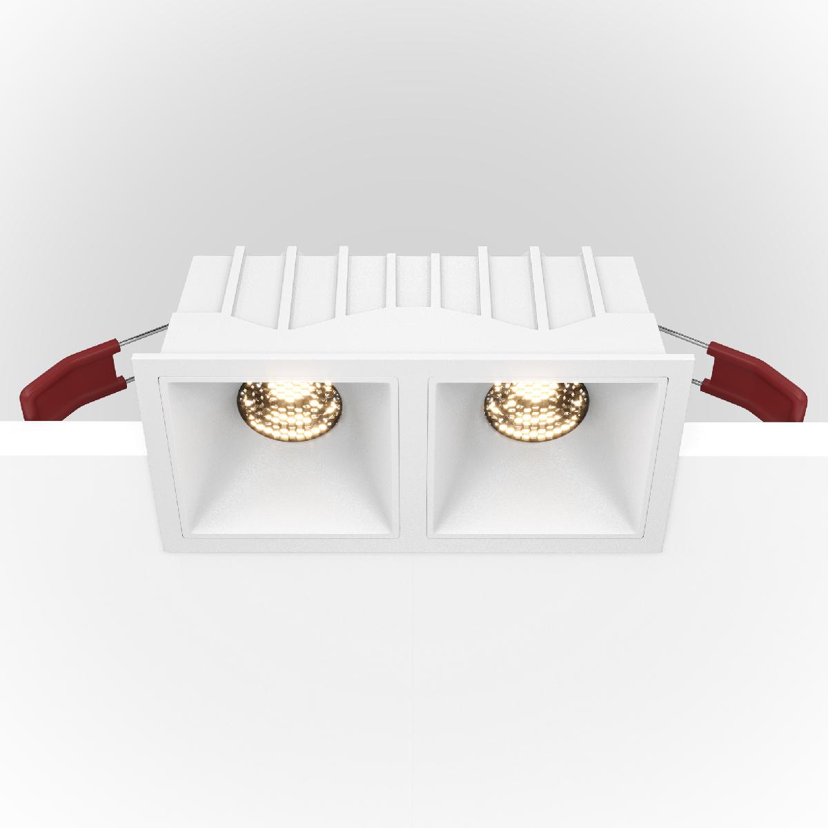 Встраиваемый светильник Maytoni Technical Alfa LED DL043-02-10W3K-D-SQ-W