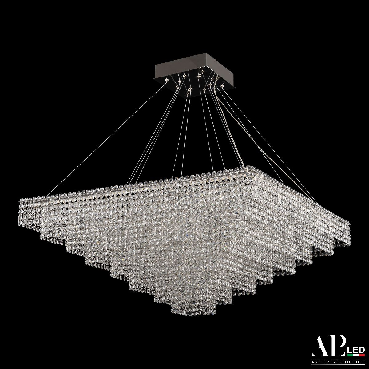 Каскадная люстра Arte Perfetto Luce Sicilia SH03.80.C.Ni.4000