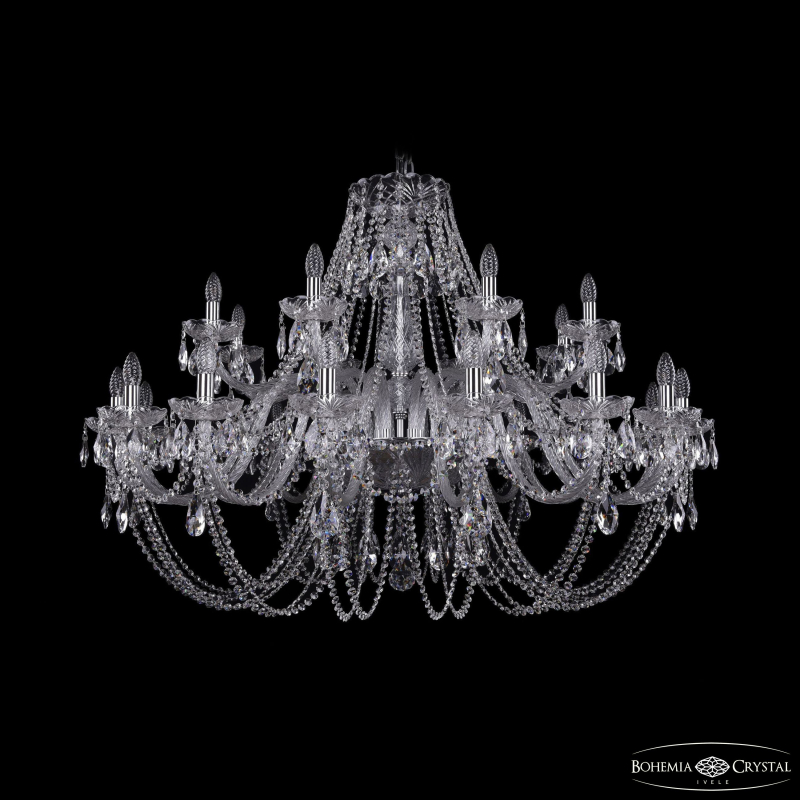 Подвесная люстра Bohemia Ivele Crystal 1406/16+8/460 Ni