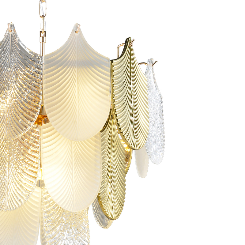 Подвесная люстра Natali Kovaltseva FAVORIT 91005/8C GOLD WHITE