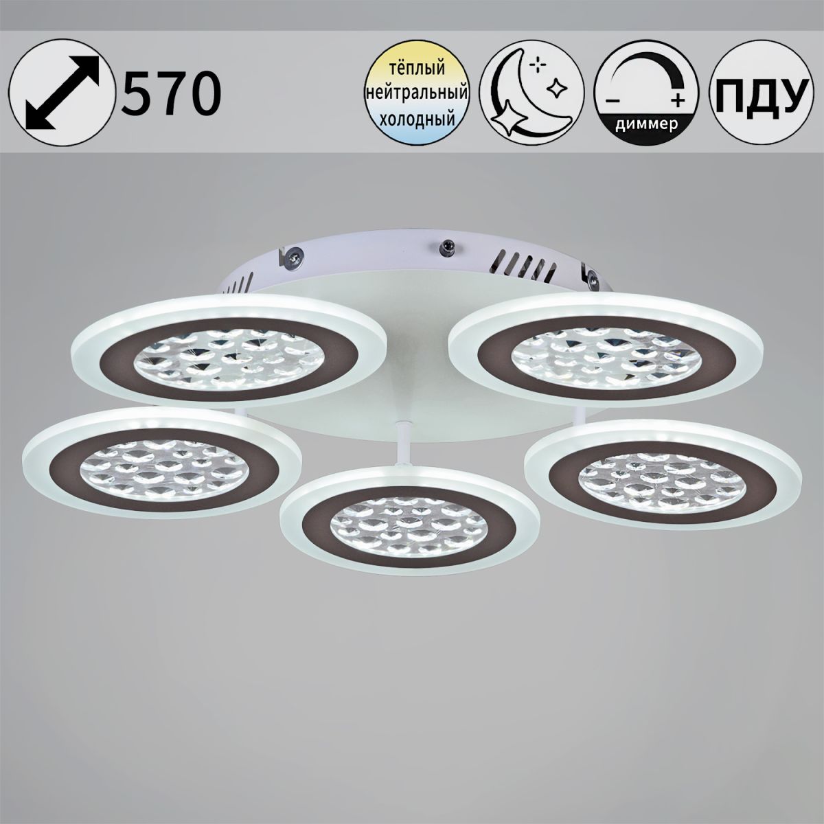 Потолочная люстра Reluce 20491-0.3-05 WT