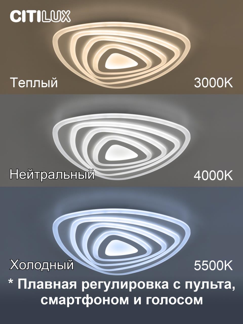 Потолочный светильник Citilux Триест Смарт CL737A34E