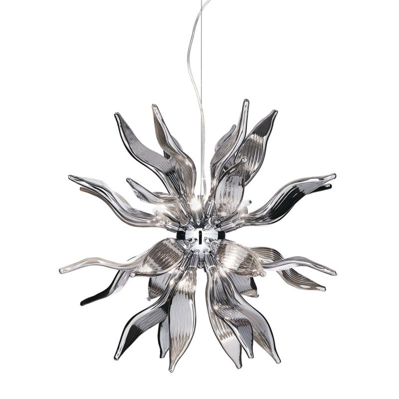 Подвесной светильник Ideal Lux Leaves SP8 Fume 111940