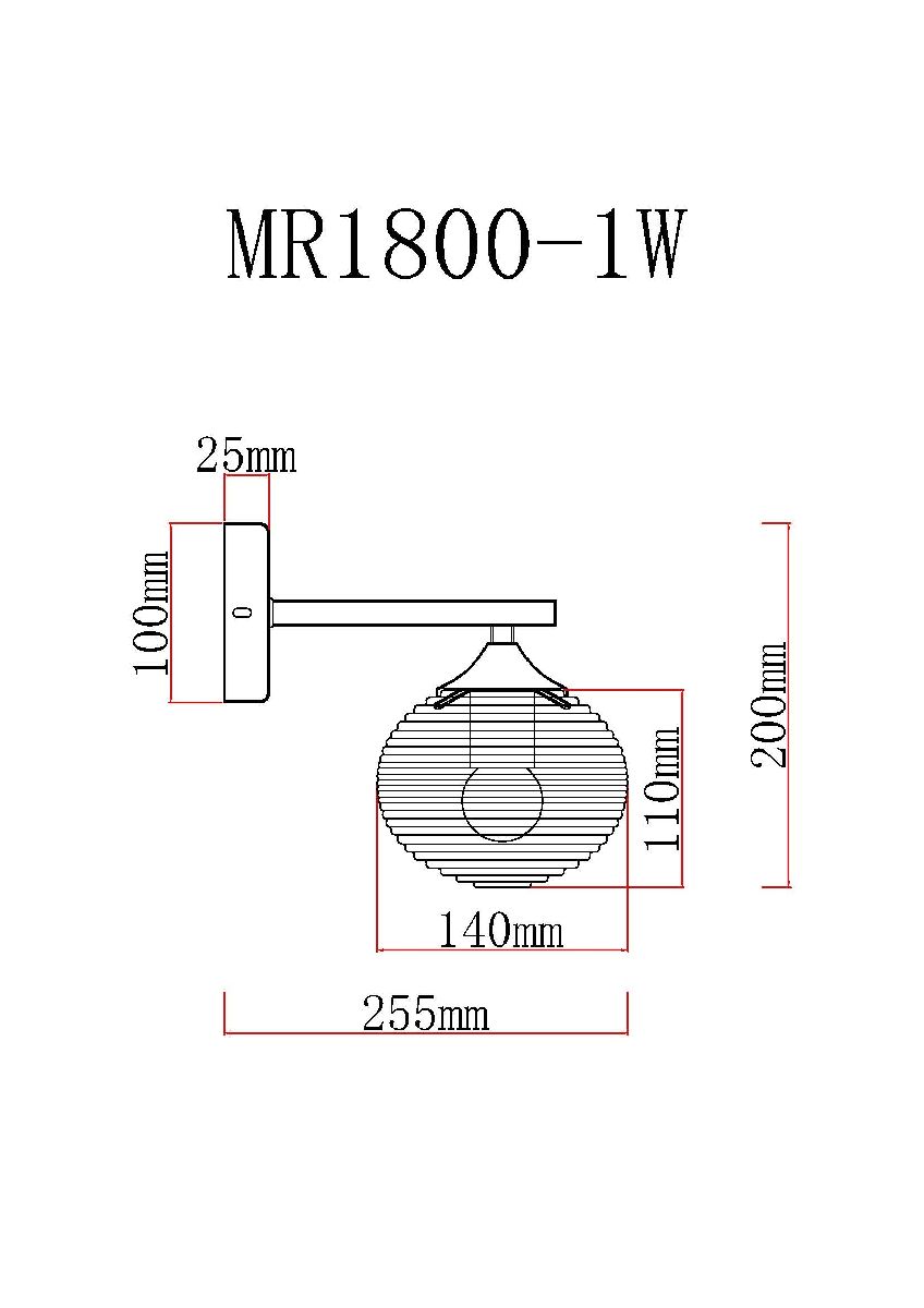 Бра MyFar Gloria MR1800-1W