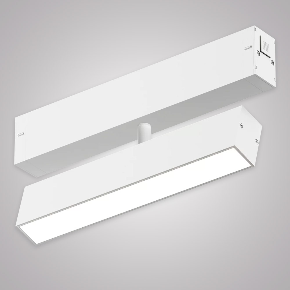 Трековый однофазный светильник AM Group AM533 WH-220V-18W SMART