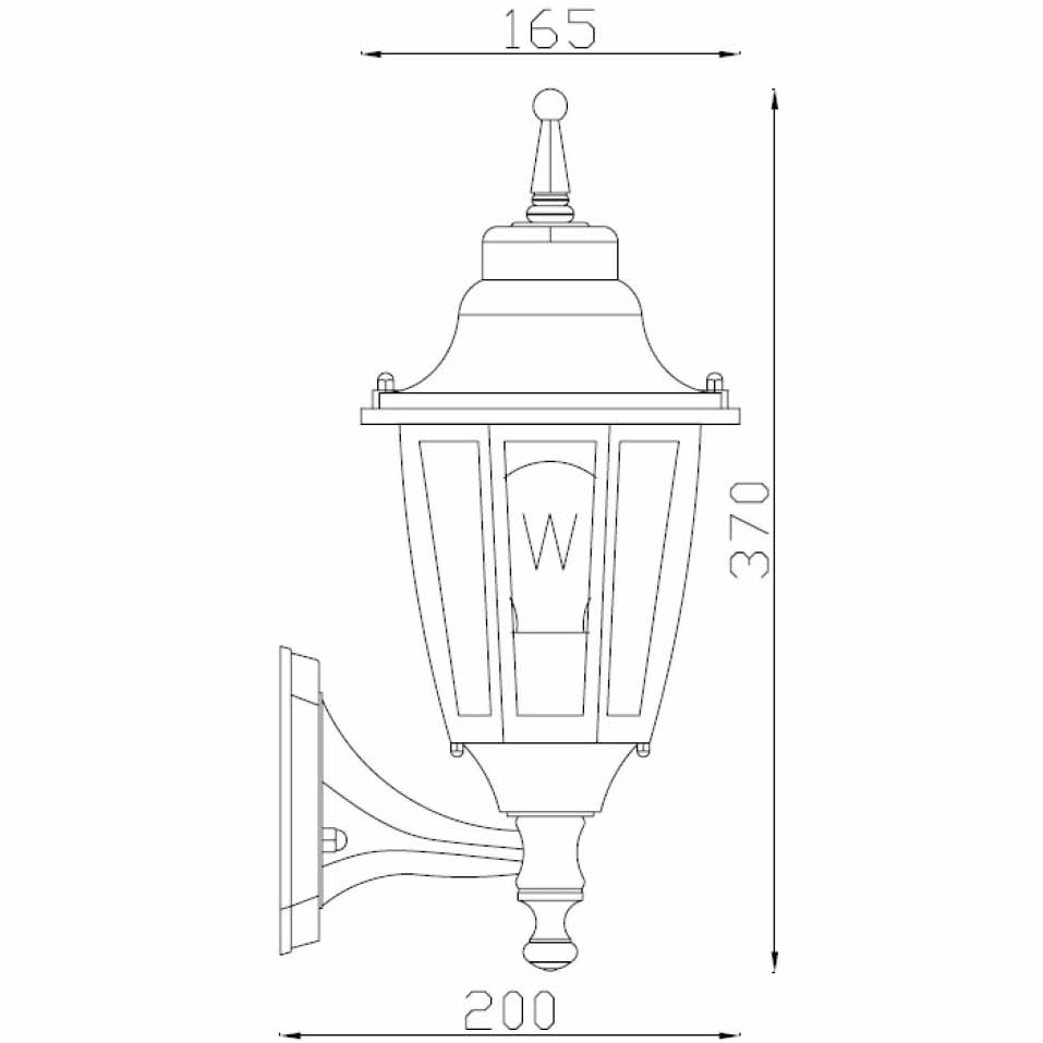 Уличный настенный светильник Lucide Tireno 11832/01/31