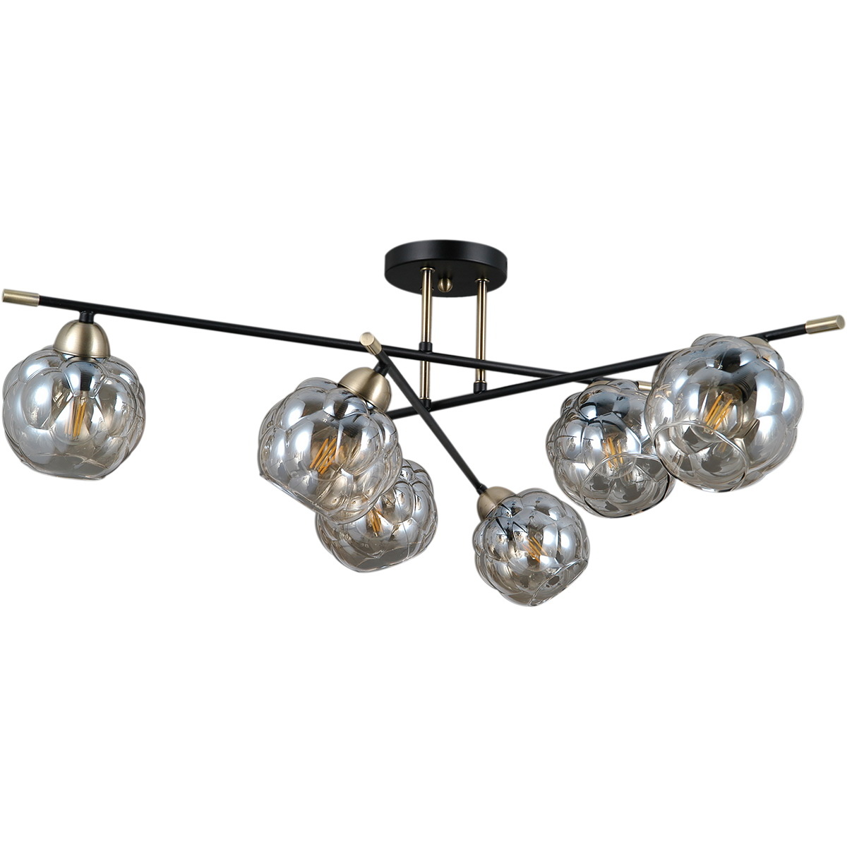 Люстра на штанге Illumico IL0442-6CSQ-79 BK