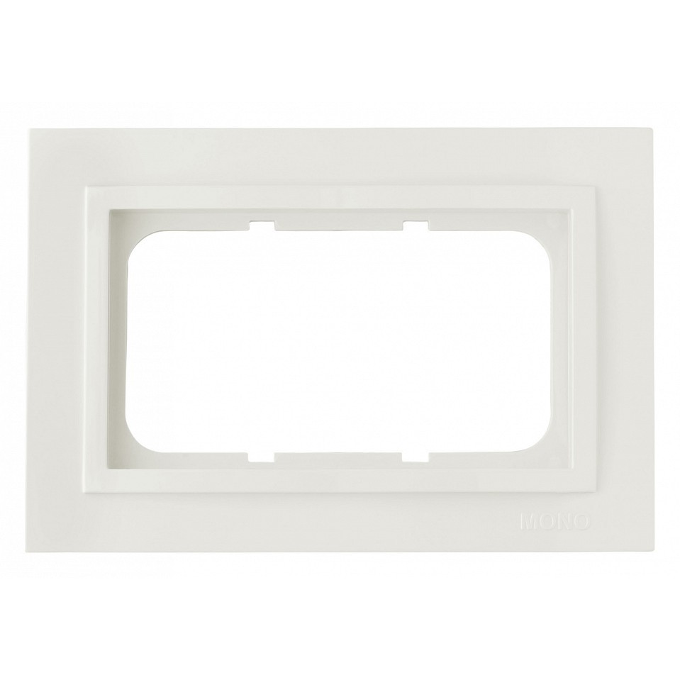Рамка двойная для розетки Mono Electric Despina слоновая кость 102-010000-165