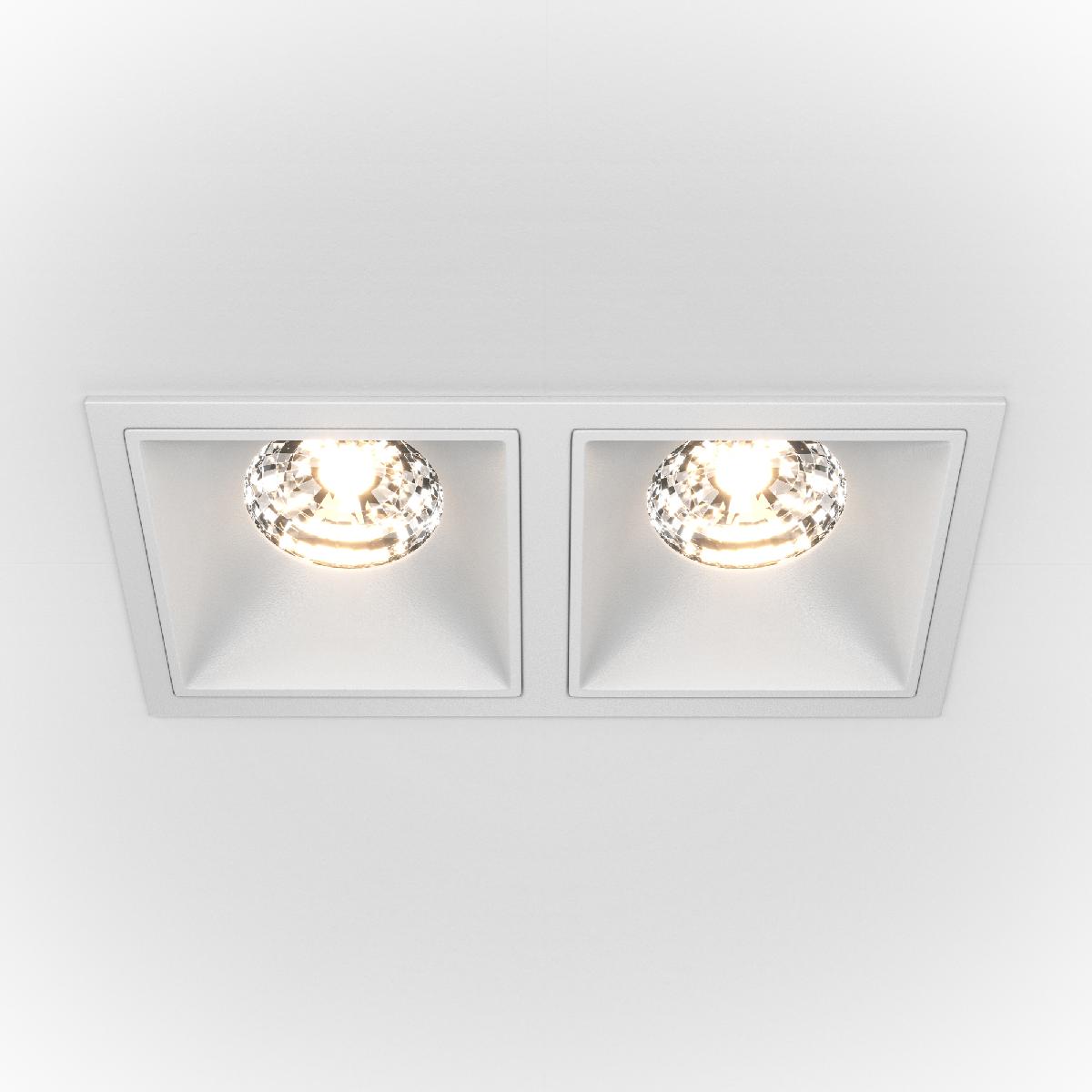 Встраиваемый светильник Maytoni Technical Alfa LED DL043-02-15W4K-D-SQ-W