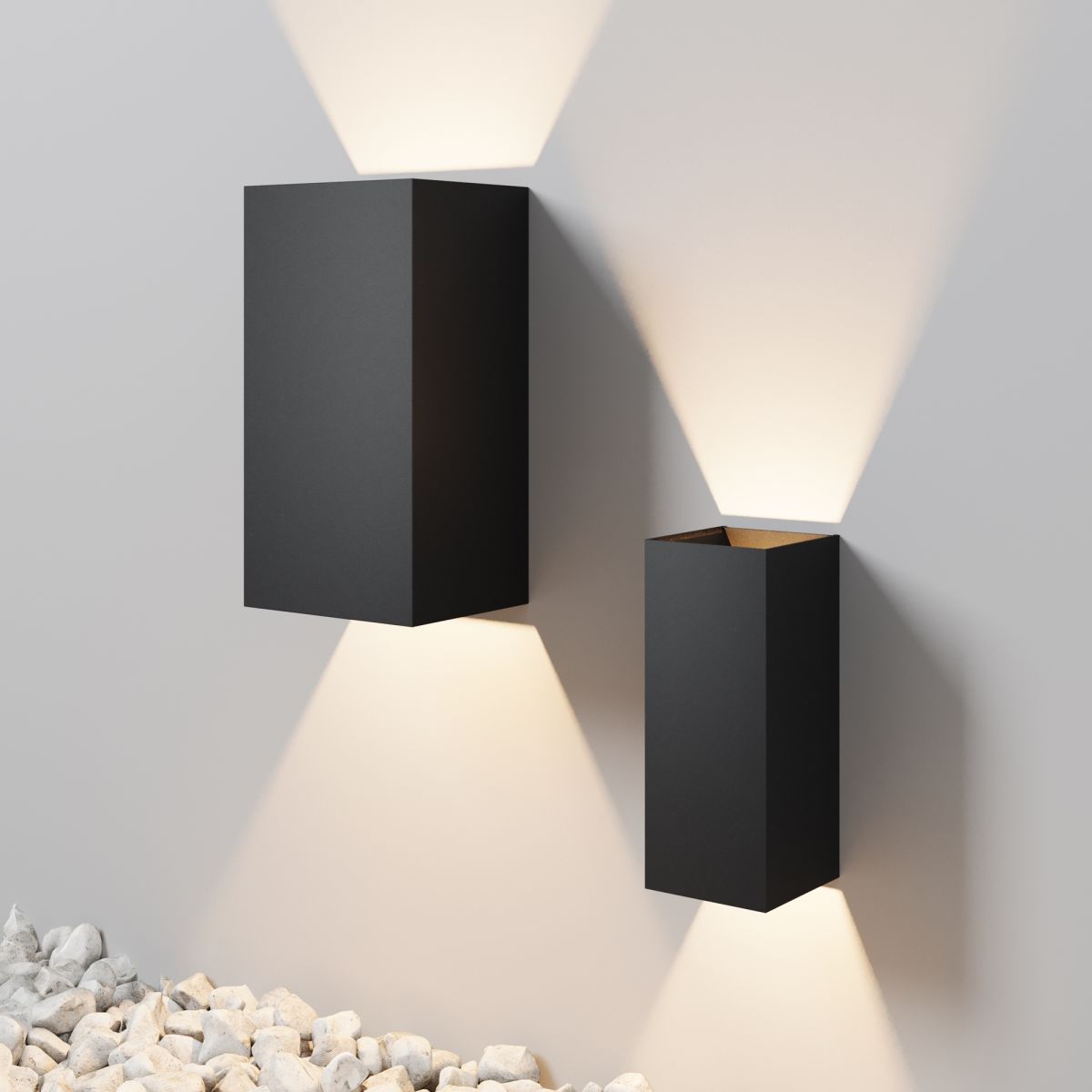 Уличный настенный светильник Maytoni Drape O525WL-L20B3K