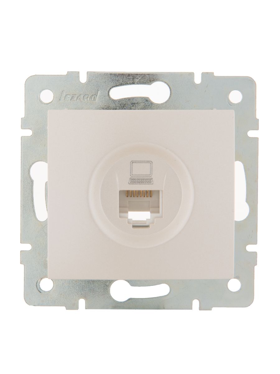 Розетка компьютерная Lezard Karina 707-3088-139