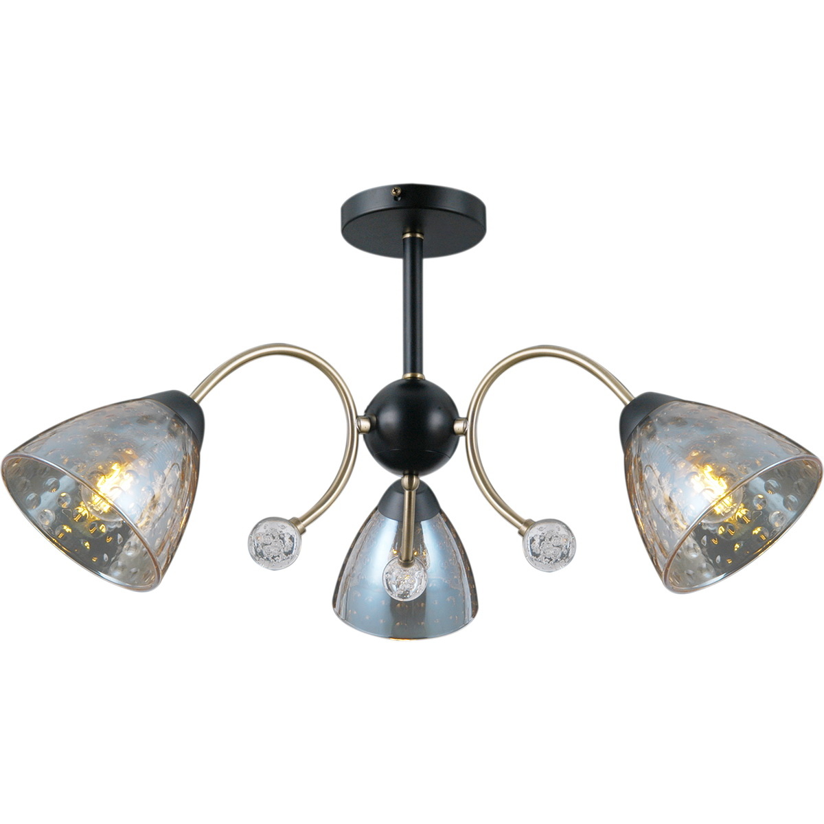 Люстра на штанге Illumico IL0230-3CSQ-29 BK AB