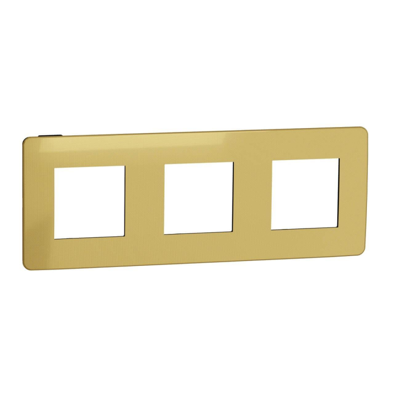 Рамка 3-постовая Schneider Electric Unica New NU280662