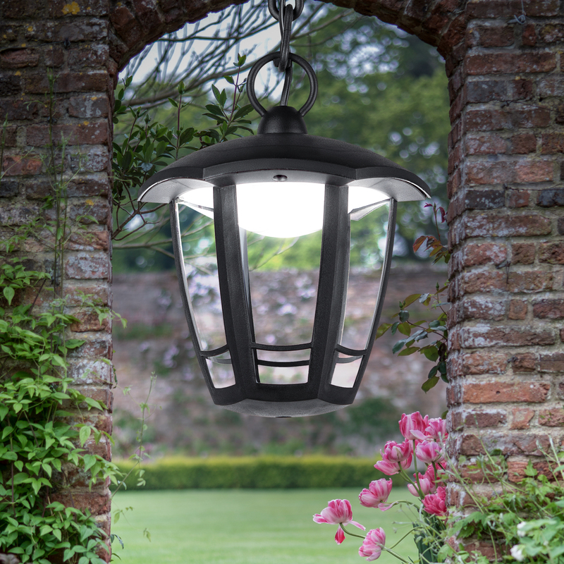 Уличный подвесной светильник Эра ДСУ 07-8-002 У1 «Марсель 1» черный Б0057520