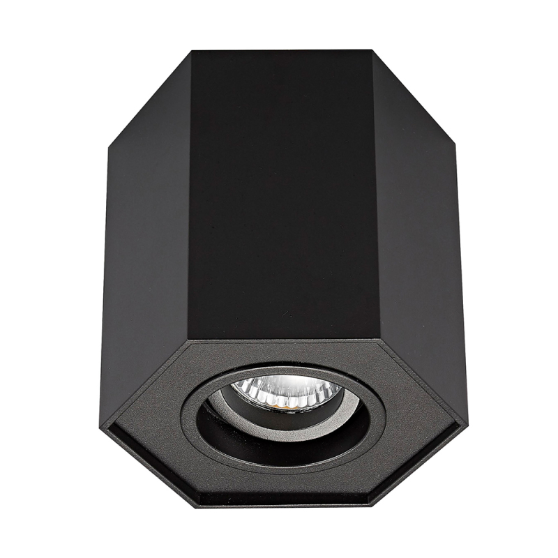 Потолочный светильник Zumaline POLYGON CL R 20077-BK