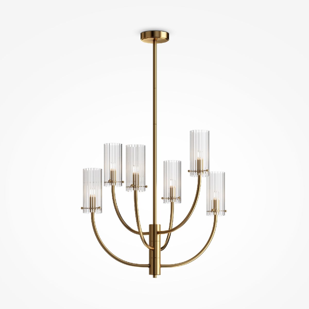 Люстра на штанге Maytoni Arco MOD223PL-06BS