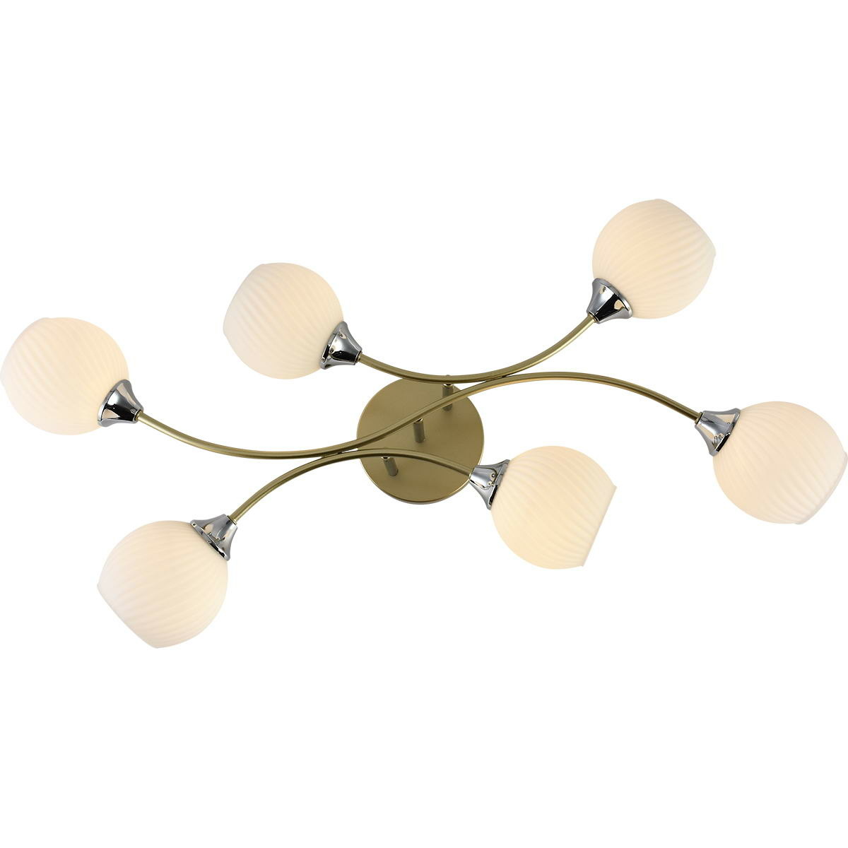 Люстра на штанге Reluce 01353-0.3-06 GOLD+CR