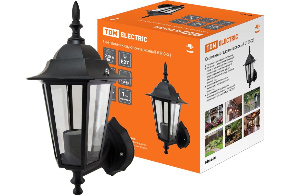 Уличный настенный светильник TDM Electric 6100-01 SQ0330-0006