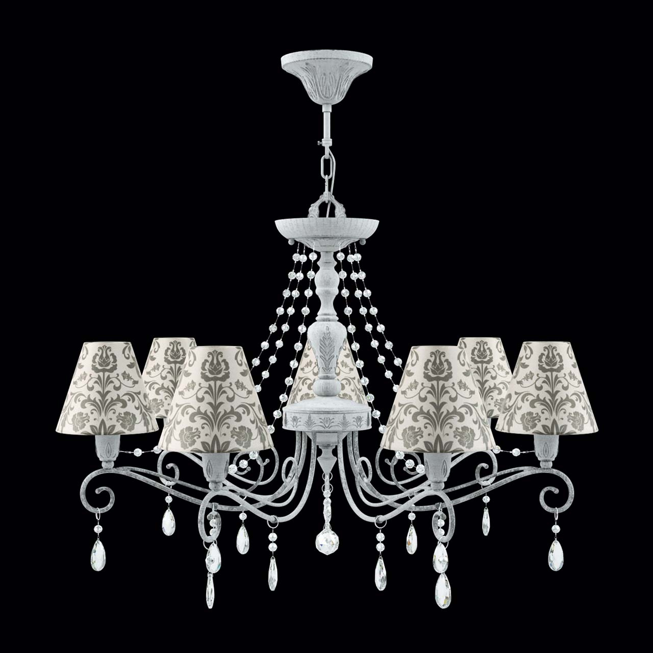 Подвесная люстра Lamp4you Provence E4-07-G-LMP-O-1-CRL-E4-07-TR-UP