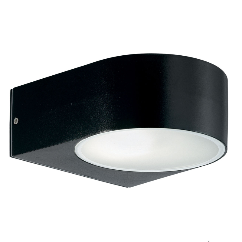 Уличный настенный светильник Ideal Lux Iko AP1 Nero 018539