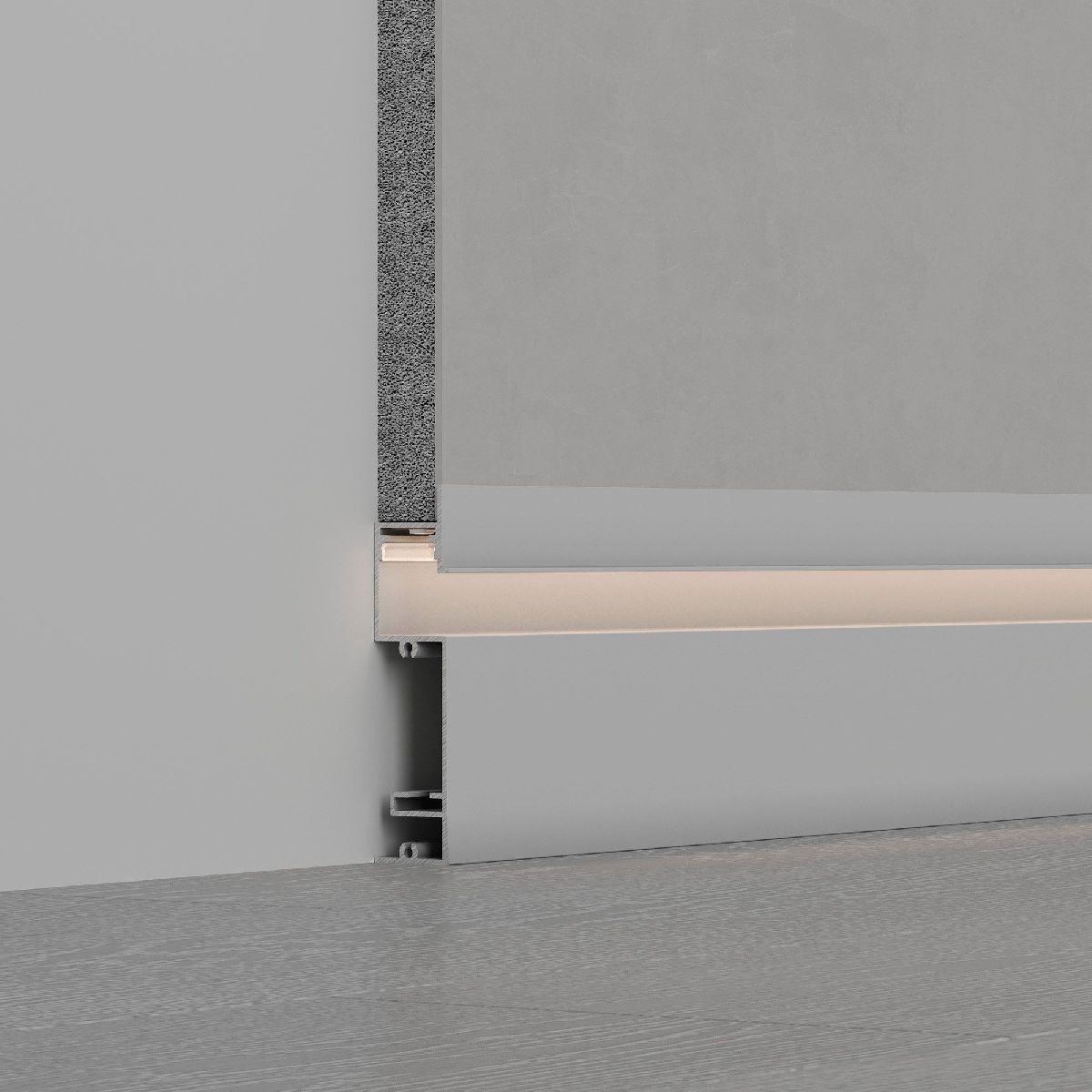 Профиль Arlight PLINTUS-H73-F-2000 WHITE 043592