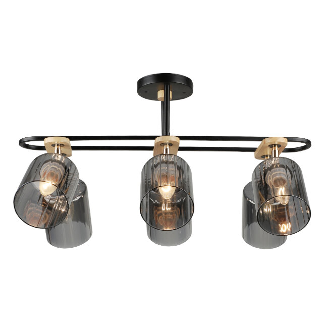 Спот Wedo Light Lana WD3608/6C-BK-SMK