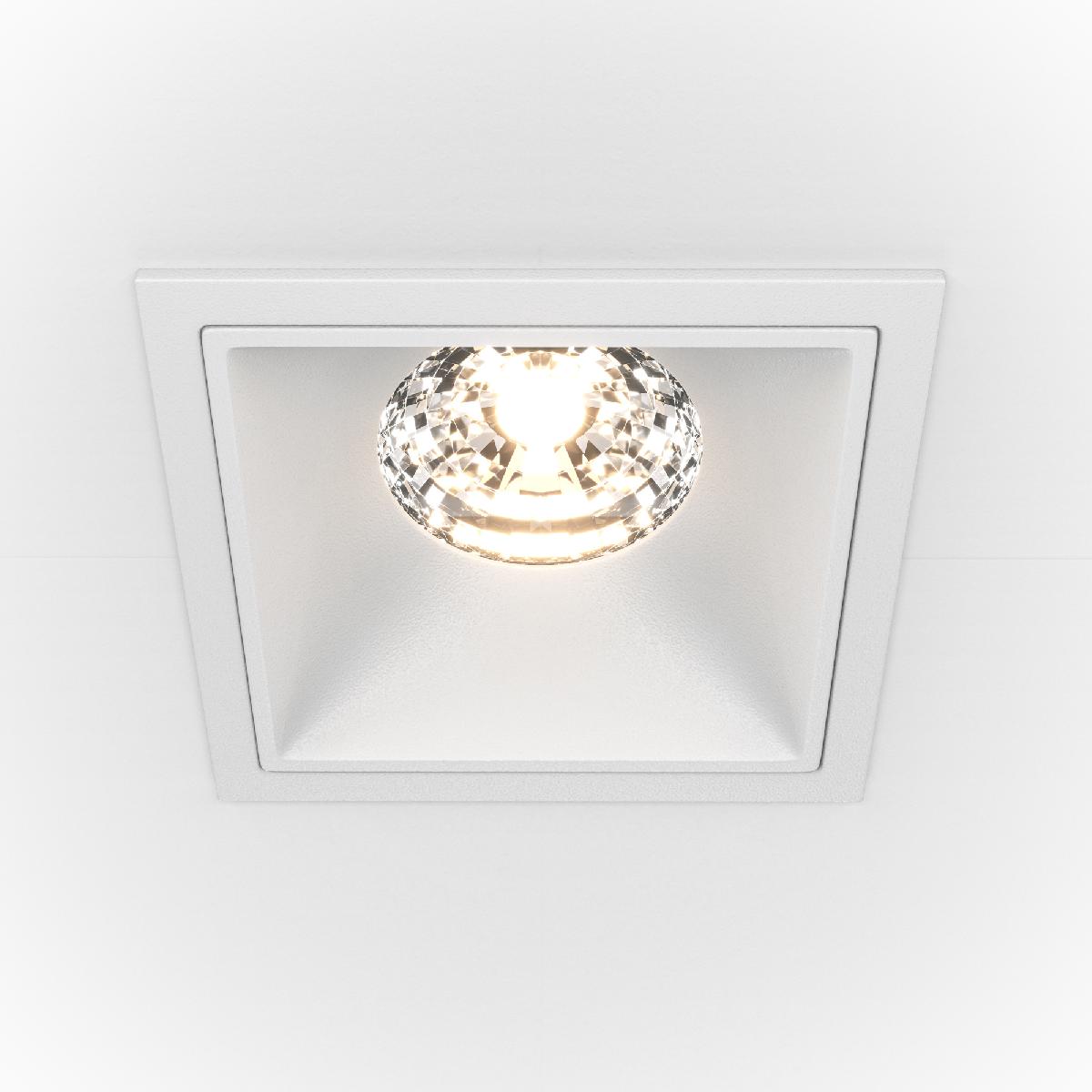 Встраиваемый светильник Maytoni Technical Alfa LED DL043-01-15W4K-SQ-W
