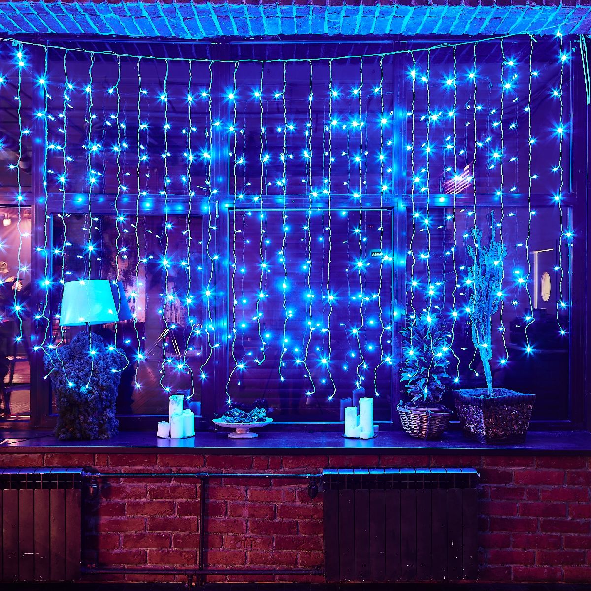 Уличная гирлянда Uniel ULD-C3020-264/TTK BLUE IP44 UL-00010919