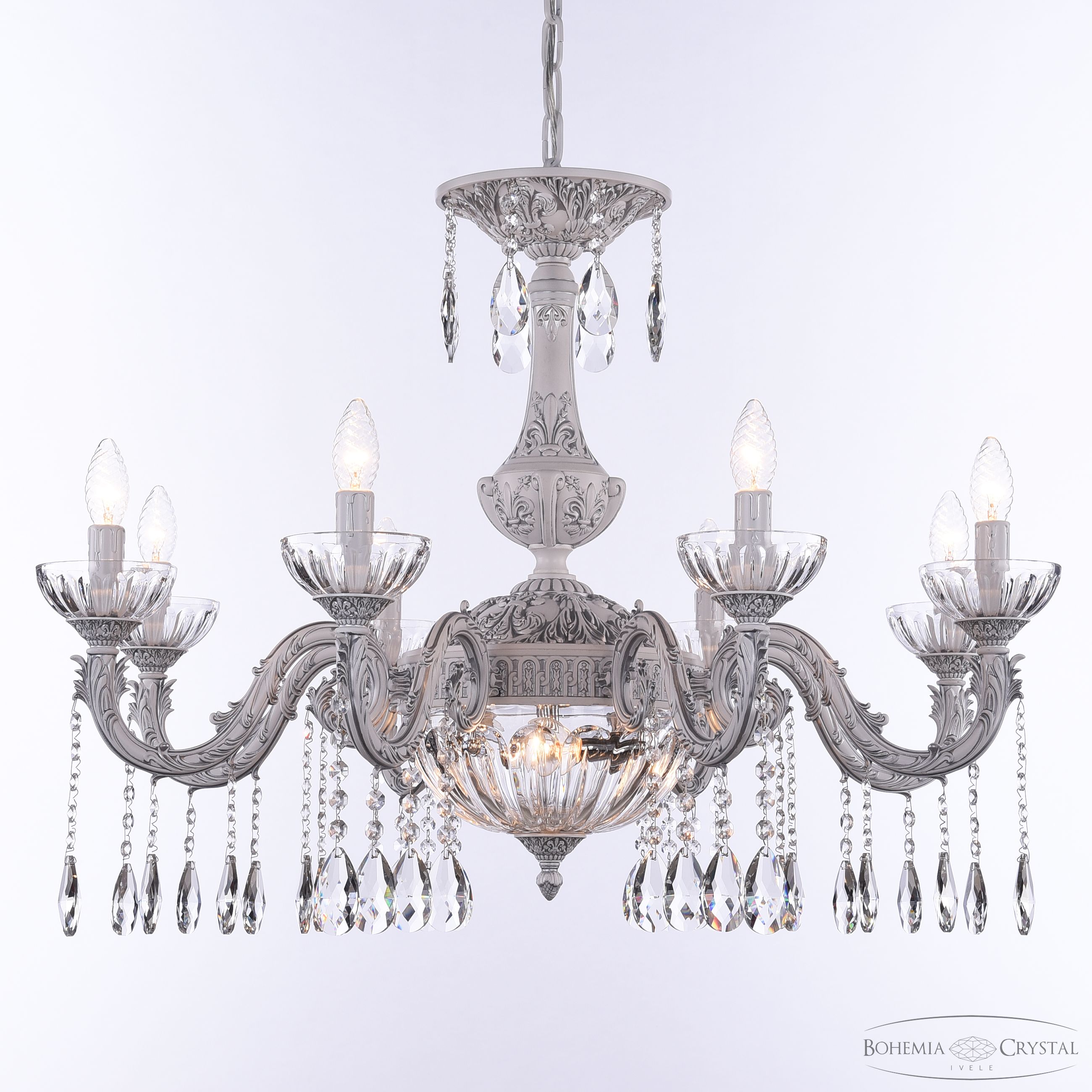 Подвесная люстра Bohemia Ivele Crystal AL79101P/8/250 A WMN P Clear/M-1H