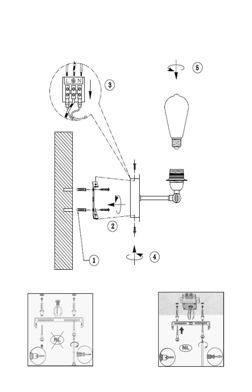 Бра Lucide Retro 08223/01/01