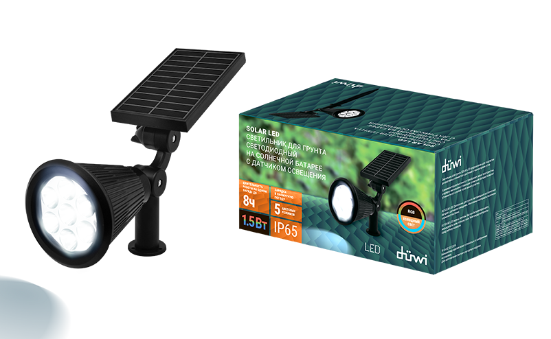 Прожектор на солнечных батареях Duwi Solar led 25032 6