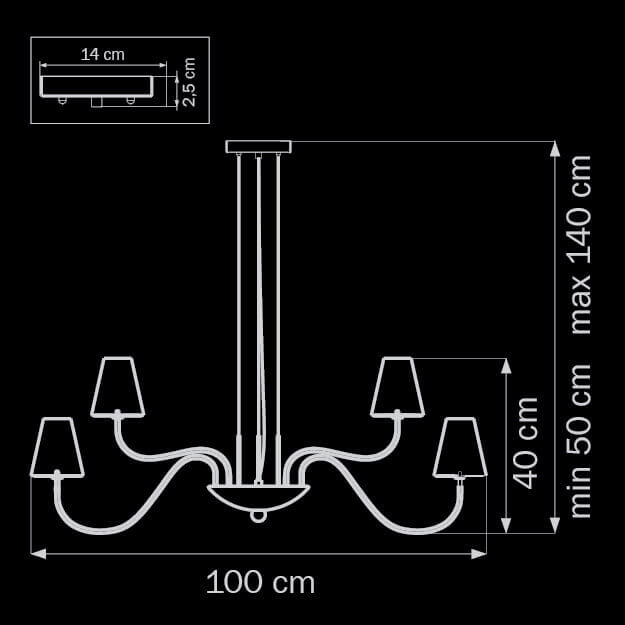 Подвесная люстра Lightstar Diafano 758164