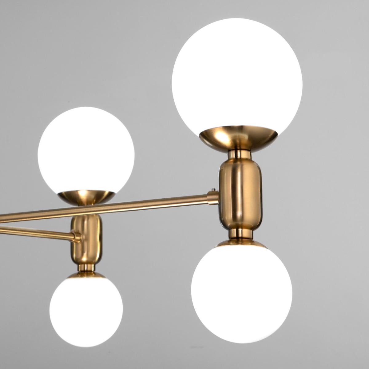 Подвесная люстра Eurosvet Bubble 30182/8 латунь Smart a063208