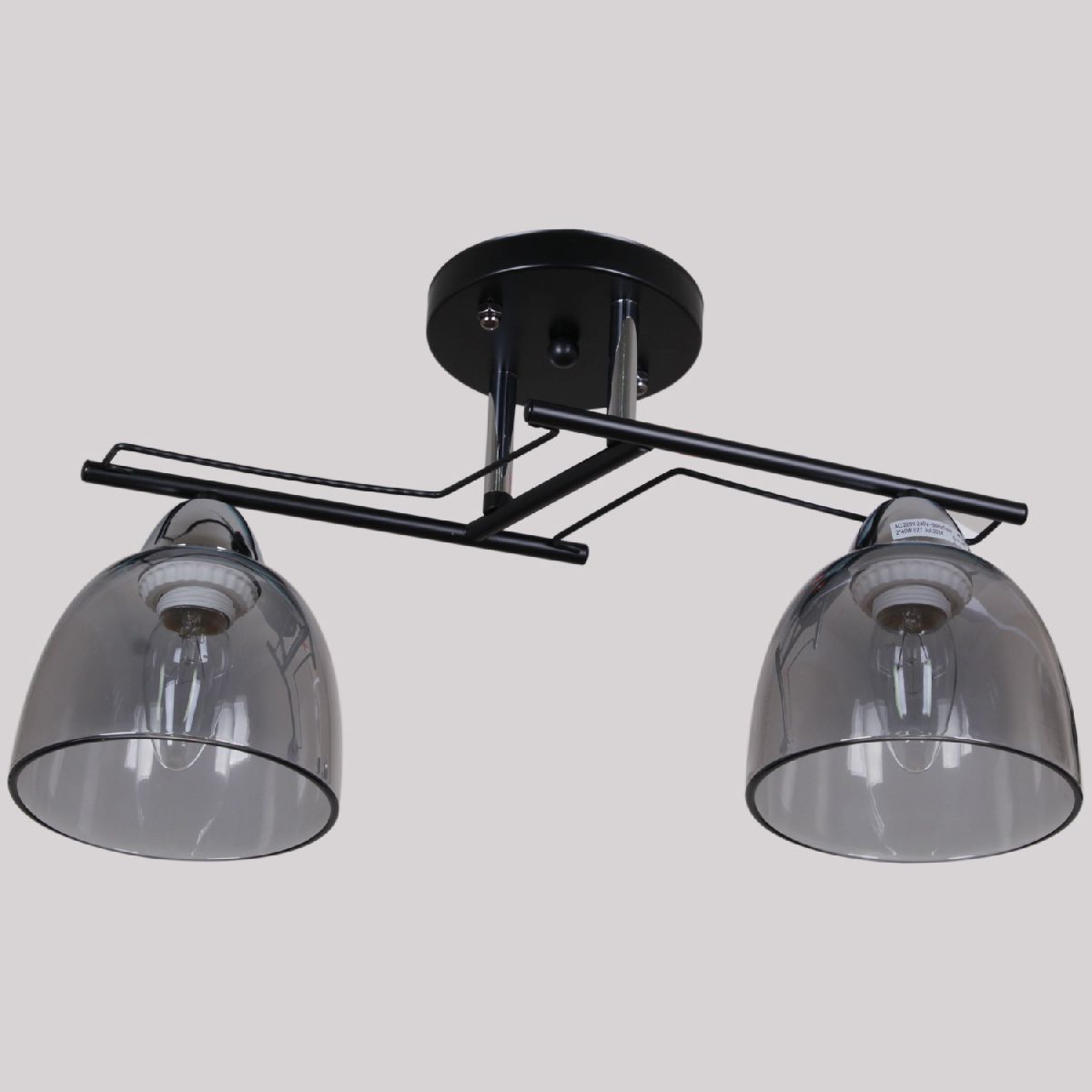 Потолочный светильник Reluce 06098-0.3-02 BK+CR