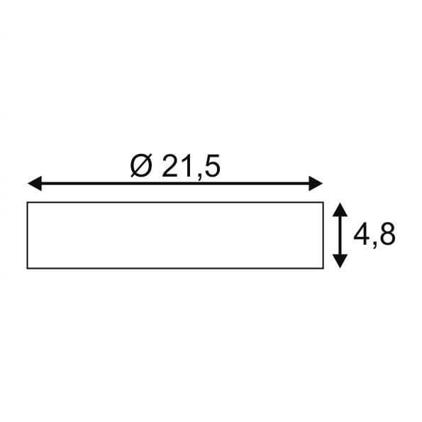 Потолочный светодиодный светильник SLV Senser Round 162913