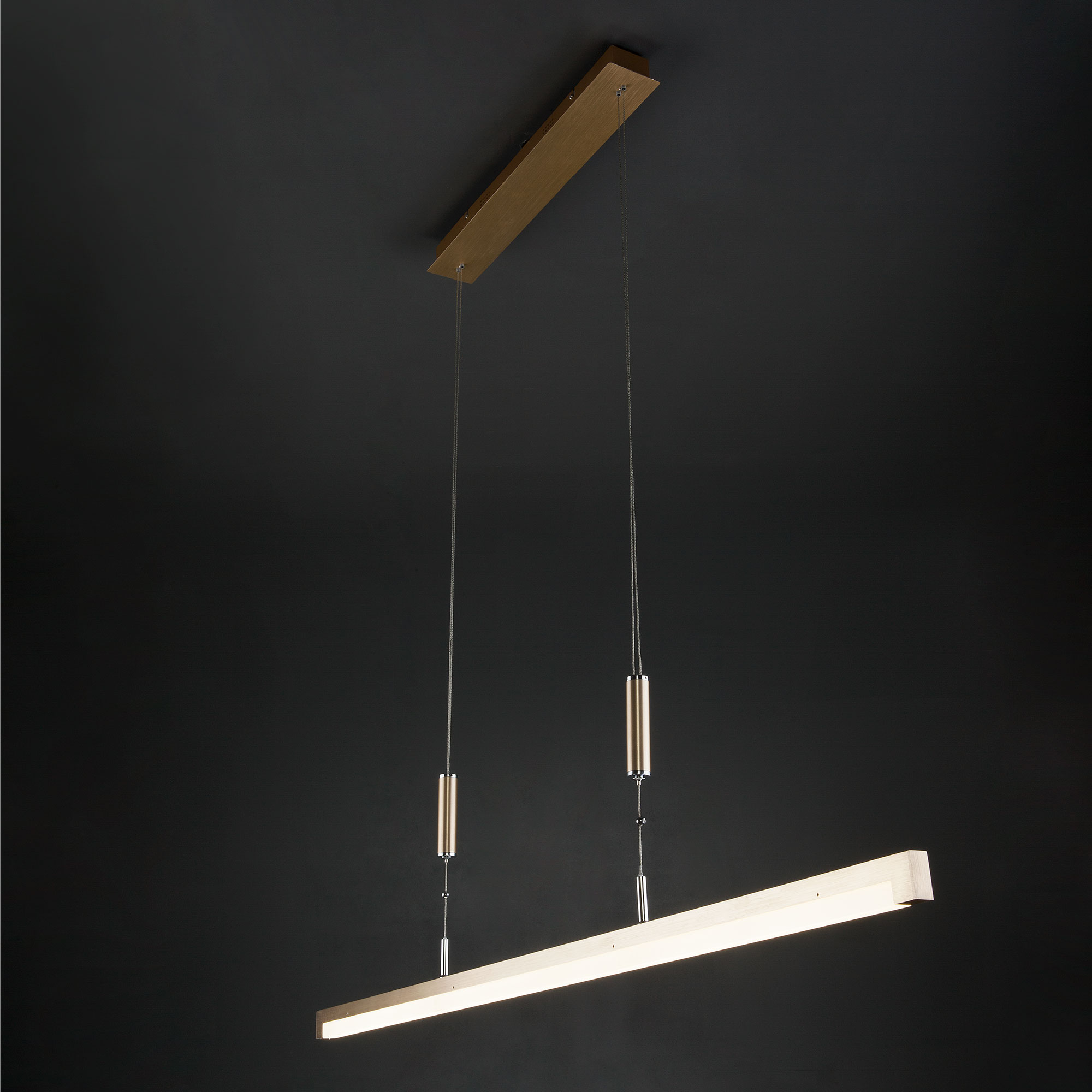 Подвесной светодиодный светильник Eurosvet Line 90030/1 золото