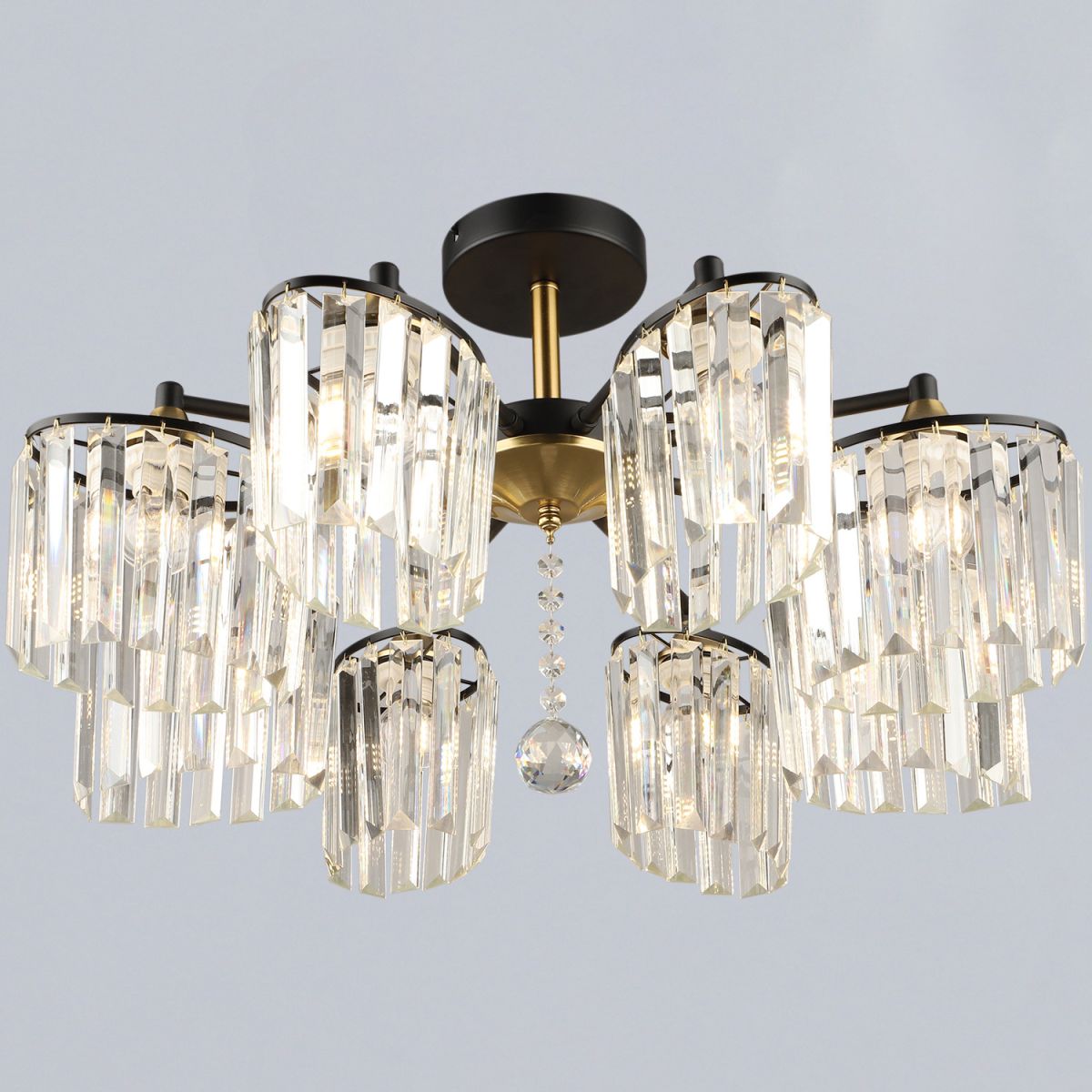 Люстра на штанге Reluce 63660-0.3-08 BK+COP