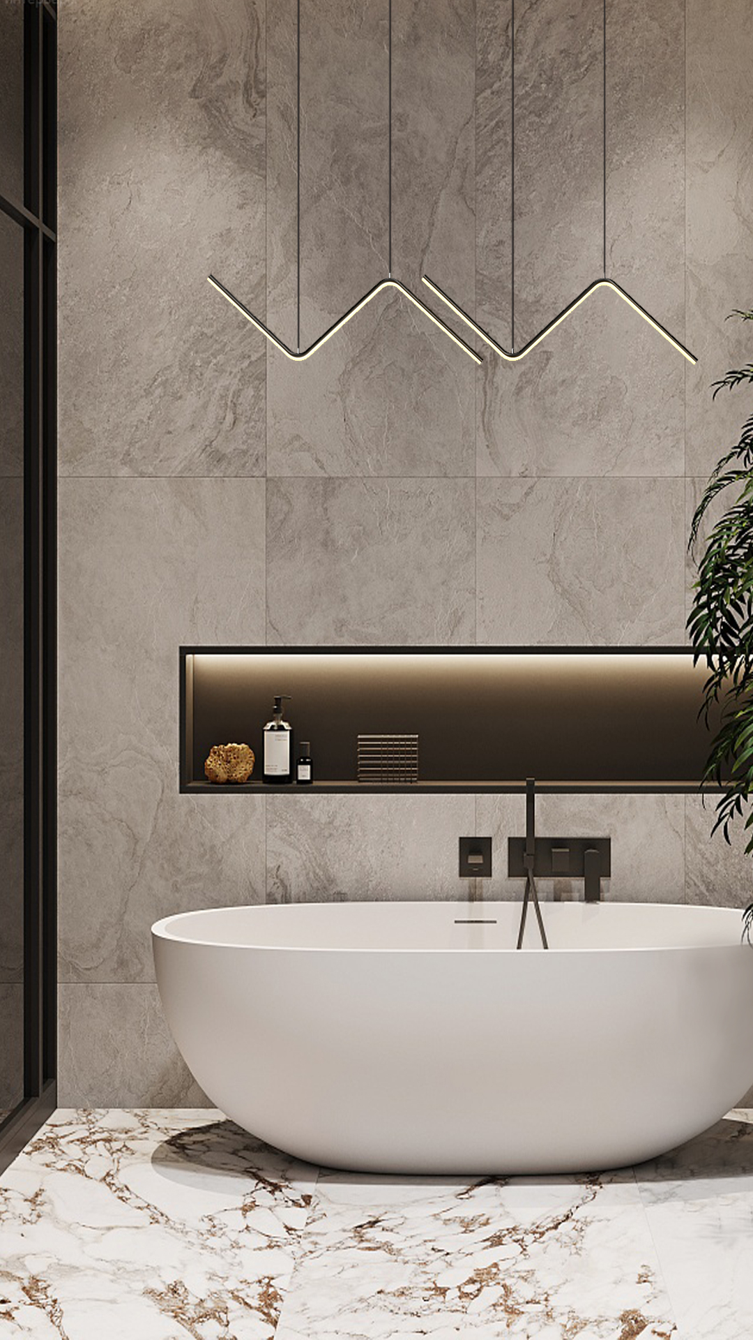 Подвесной светодиодный светильник Milosh tendence 0825CL-26BK