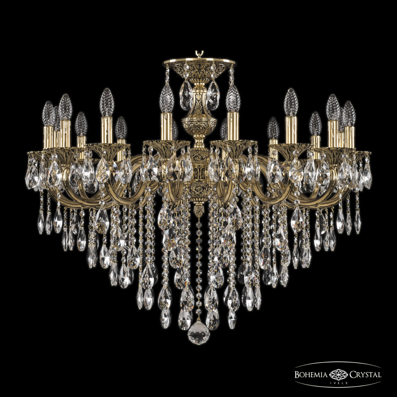 Подвесная люстра Bohemia Ivele Crystal Verona 72201/16/300 B GB