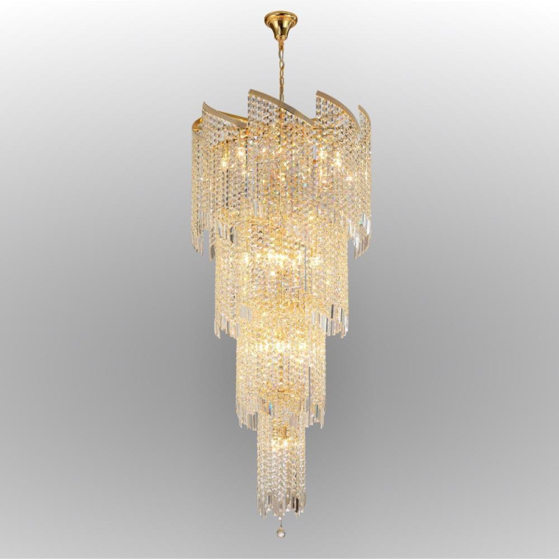 Каскадная люстра Crystal Lux Grande SP25 D800 Gold