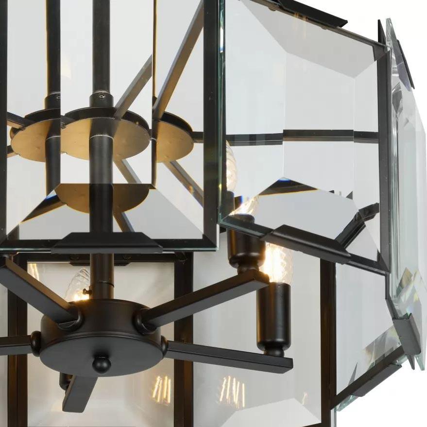 Подвесная люстра iLamp Panorama 6115-560BK