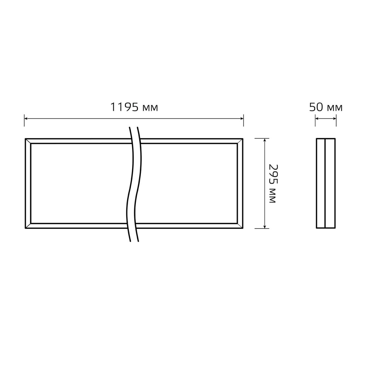 Светодиодная панель Gauss Mir G1-A0-00350-01G02-4003540