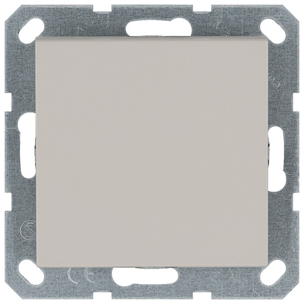 Звонковый механизм 10A с накладкой цвет Тауп Jasmart G3010T