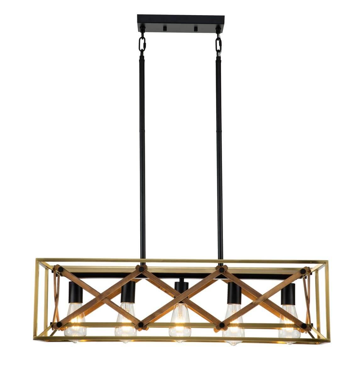 Подвесная люстра Indigo Storia 10002/5R Black V000066