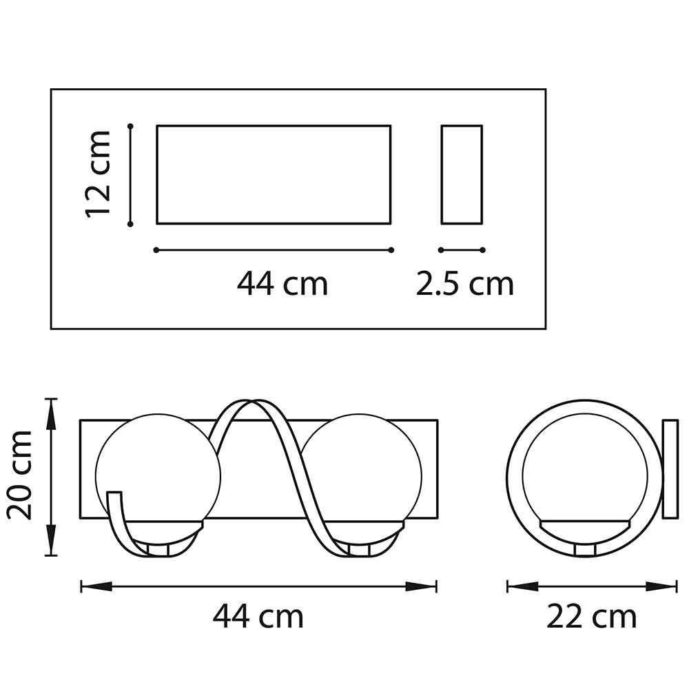 Бра Lightstar Globo 803627