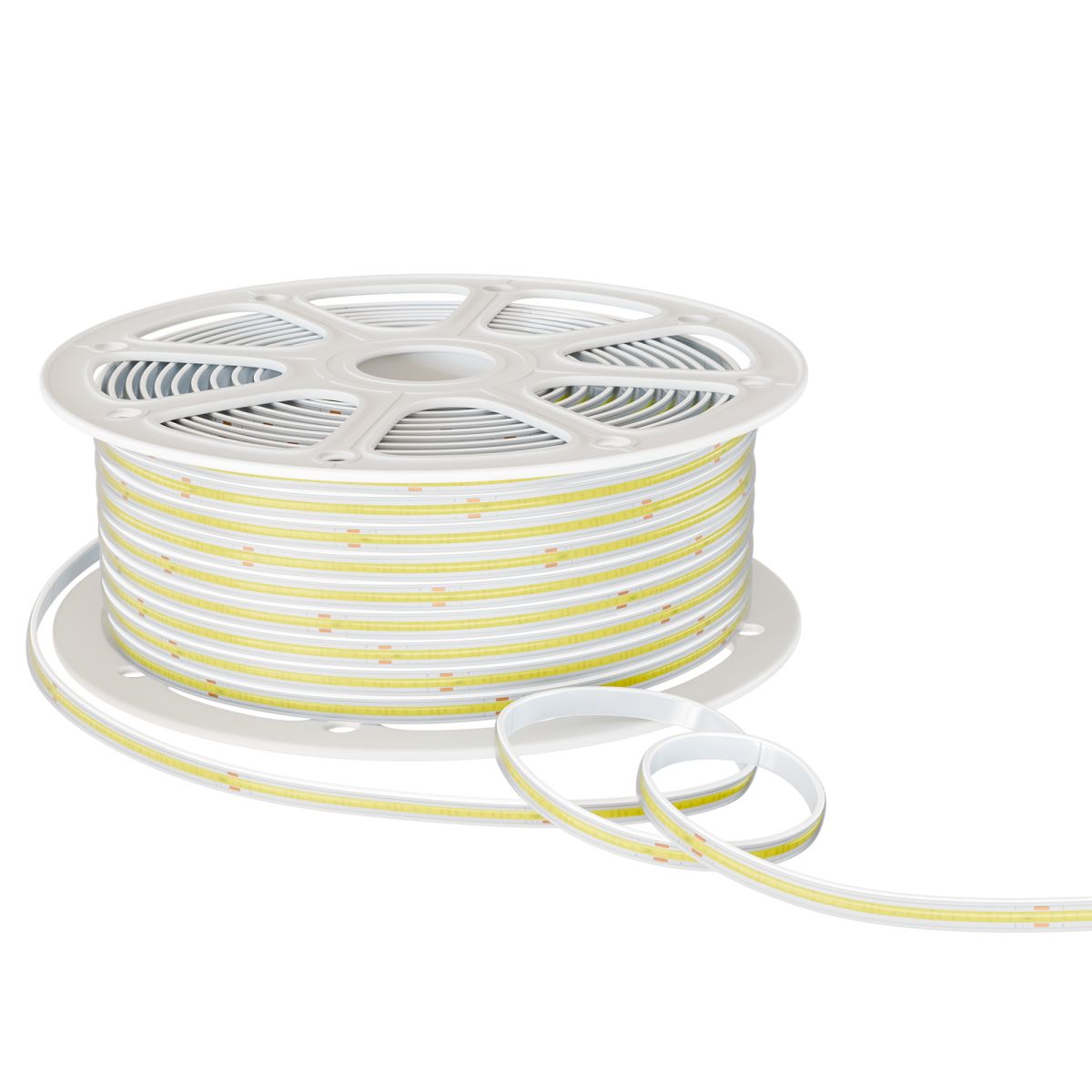 Светодиодная лента Apeyron 220В COB 9Вт/м 6500K 50м IP65 10-112