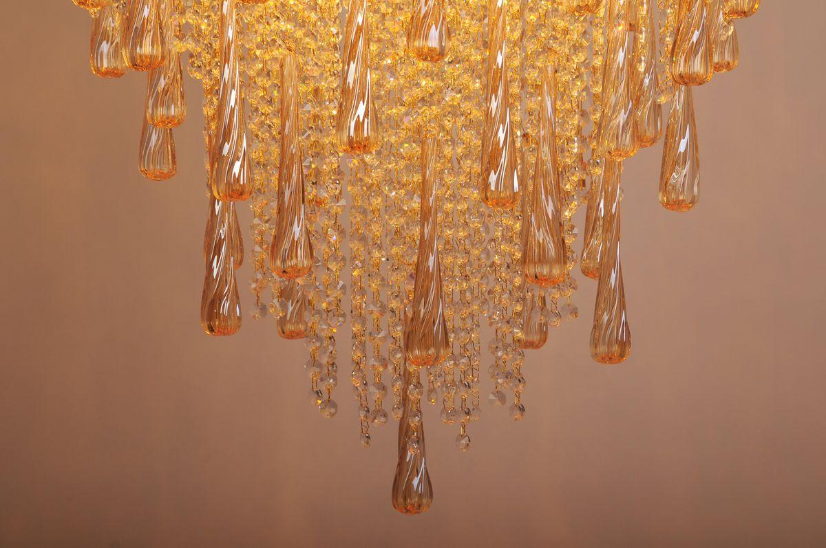 Подвесная люстра Abrasax Greta L.7101-6AMBER