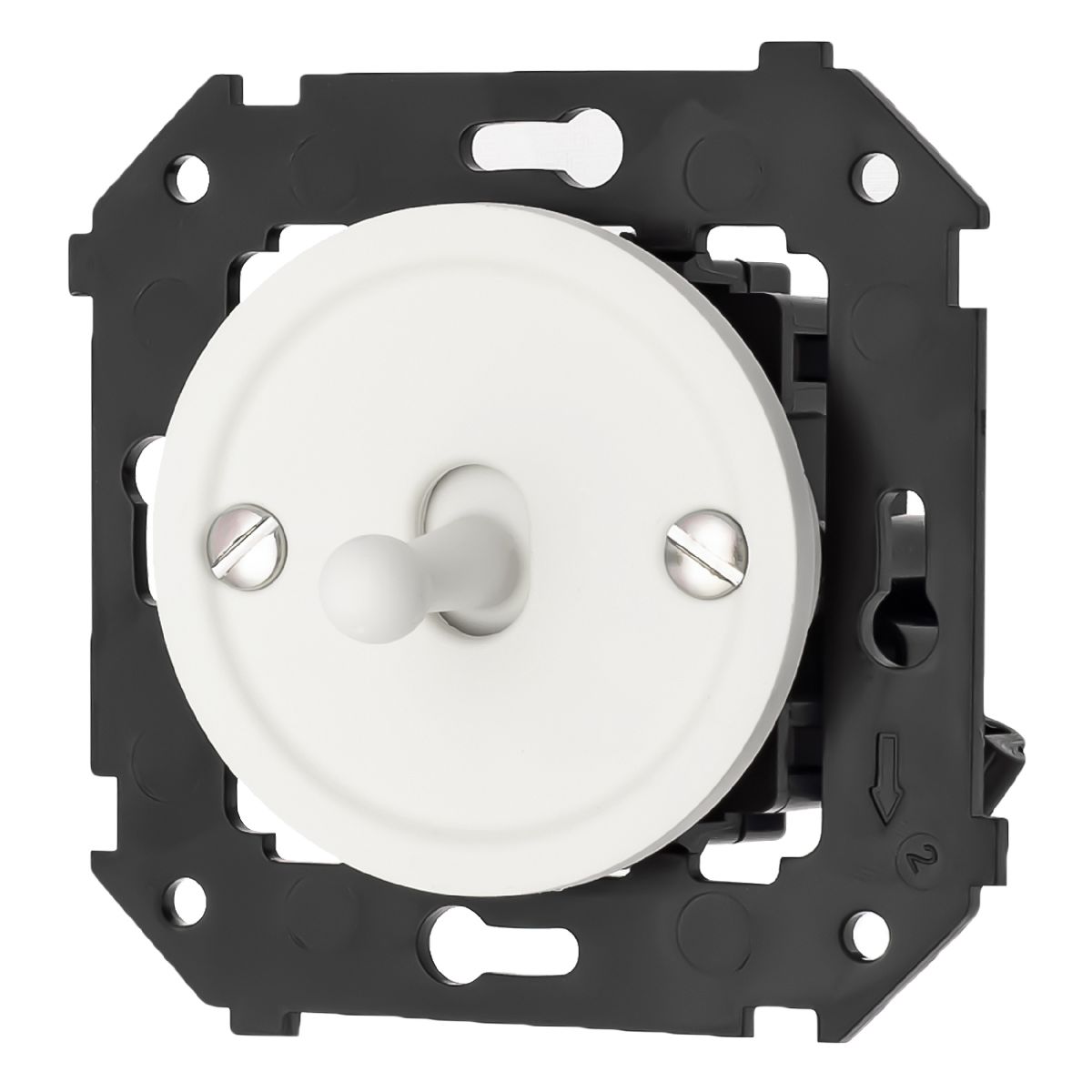 Выключатель одноклавишный Bironi Шедель Бриз B3-230-21M